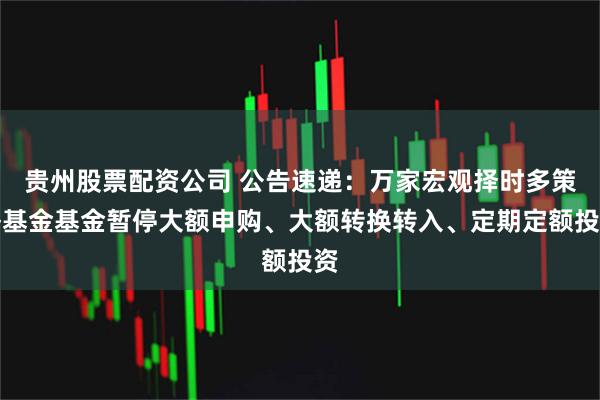 贵州股票配资公司 公告速递：万家宏观择时多策略基金基金暂停大额申购、大额转换转入、定期定额投资